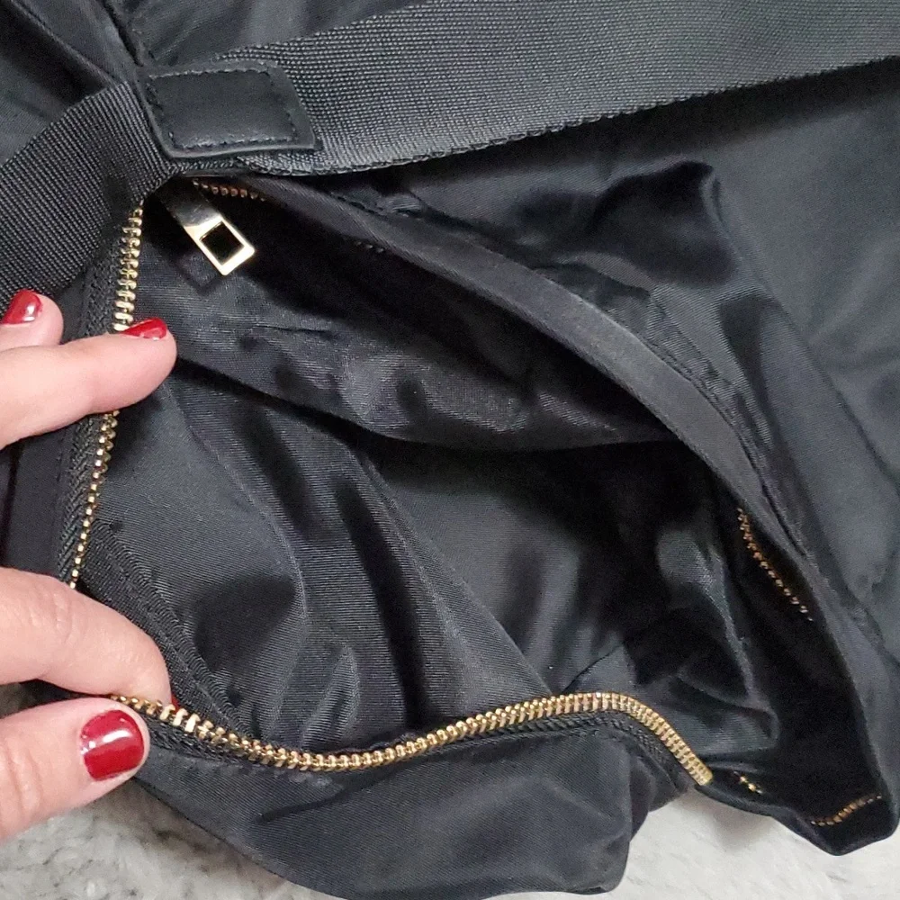 Black nylon mini backpack - Picture 5 of 9